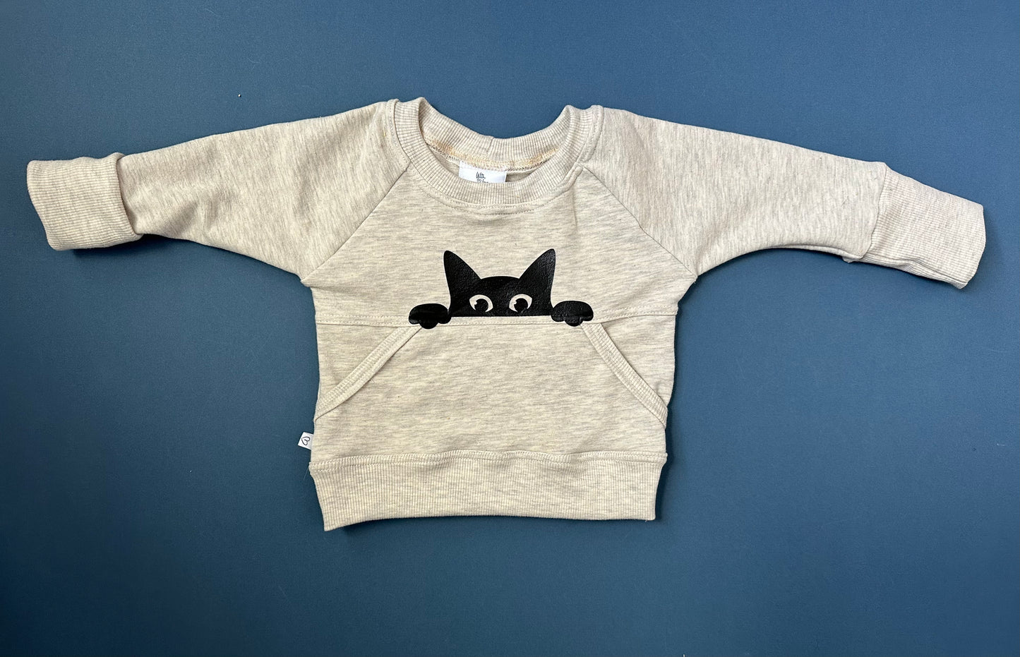 Peek-a-boo Cat pullover